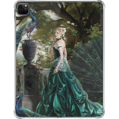 Woman with Peacocks by Nene Thomas iPad Pro 11in (2024) Clear Case